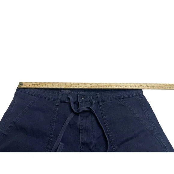 Levis Strauss Co Jogger Pants Unisex 38x27 Dark Blue Drawstring Waist Cotton - Picture 4 of 8